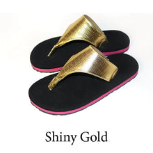 Swicharoos Shiny Gold Uppers  with black soles