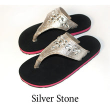 Swicharoos Silver Stone Uppers with Black Soles